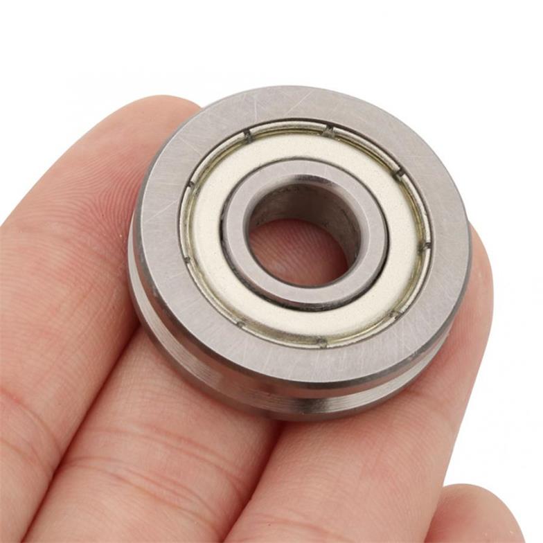 A1500ZZ V Grooved Straightener Guide Wheel Pulley Bearings V Groove Width 6mm 15*47*11mm