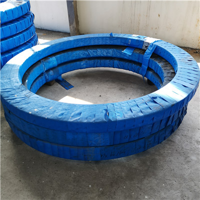 33 0641 01 light series solid section no gear slewing ring bearing(716*572*56mm)for Stacker crane
