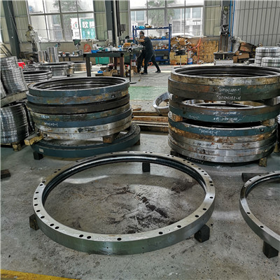 RKS.061.25.1754 four point contact slewing bearings(1901*1646*68mm) with external gear teeth for steel plant