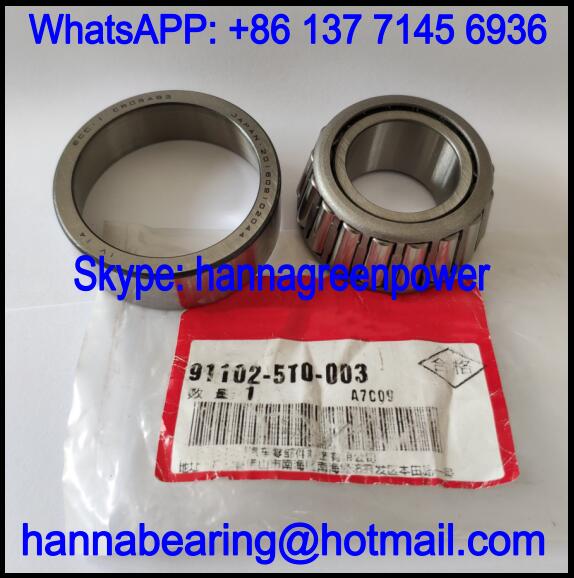91102-5T0-003 Gear Box Bearing / Tapered Roller Bearing 25x51x17/21mm