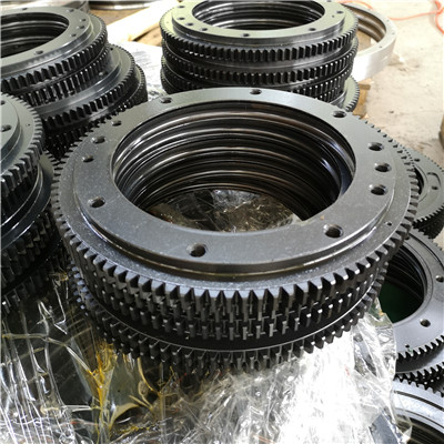 RKS.162.14.0414 Crossed roller slewing bearings(484*325*56mm) with internal gear for Industrial robot