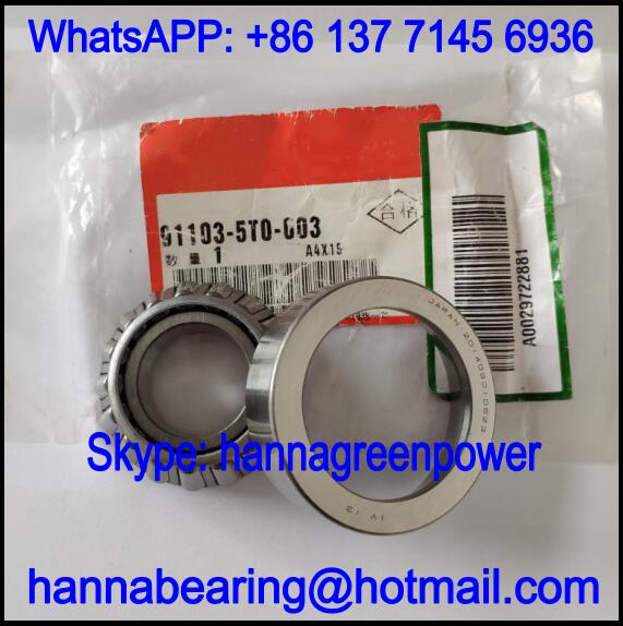 91103-5T0-003 Gear Box Bearing / Tapered Roller Bearing 24x52x15/20mm