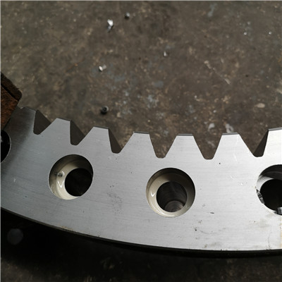 RKS.22.0641 L-shape range internal gear slewing ring bearing(748*546*56mm) for Bending robot