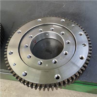 L6-25E9Z Slewing Rings(29.15*21.02*2.2inch) with External Gears for Mining and Forestry equipment