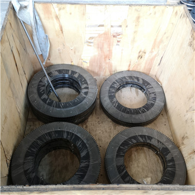 L6-43E9Z Slewing Rings(46.87*38.74*2.2inch) with External Gears for Mining and Forestry equipment