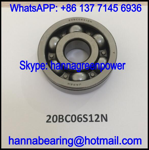 20BC06S12N / 20BC06S12 Automobile Deep Groove Ball Bearing 20x62x18mm