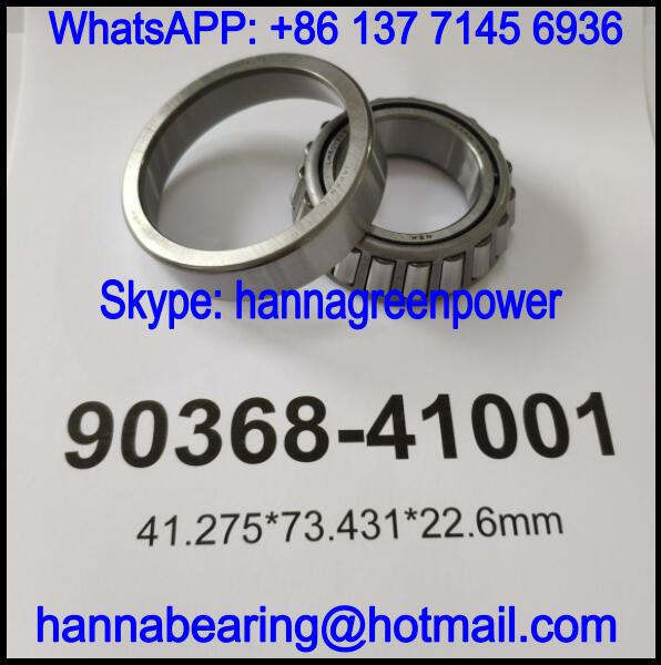 90368-41001 / 9036841001 Automobile Taper Roller Bearing 41.275*73.431*22.6mm