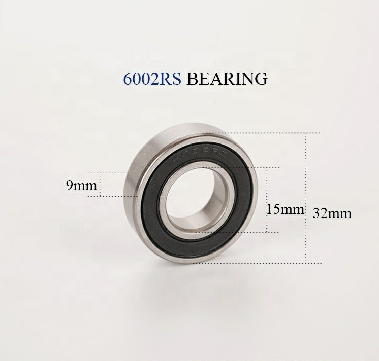 6002 2RS deep groove ball bearings 15x32x9mm