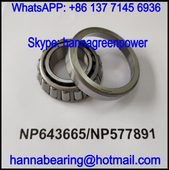 NP643665/NP577891 Automobile Differential Bearing / Tapered Roller Bearing 36.4x73.7x13.7mm