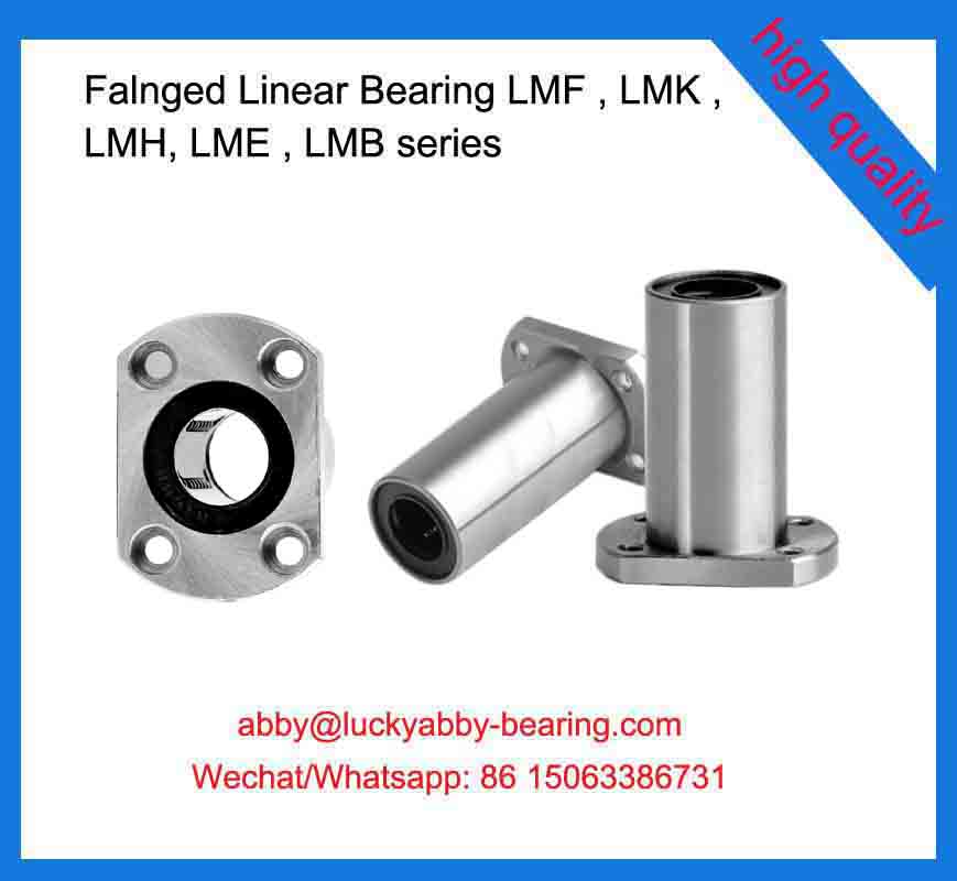 LMH6UU Flanged Linear Bearings 6*12*19mm