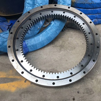 KUD01455-025VJ15-900-000 slewing bearing with internal gear teeth1555*1310*80mm