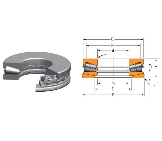 P-1739-C Thrust Tapered Roller Bearings 12x24x8.5 inch