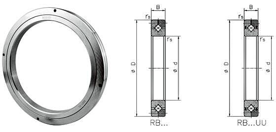 Precision bearing supply RB8016 bearing, RB8016 crossed roller bearing 80*120*16mm