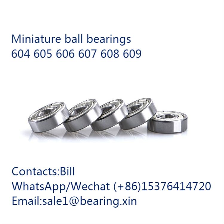 608 zz Miniature deep groove ball bearing 8×22×7mm