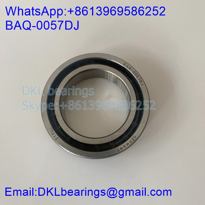 BAQ-0057DJ Angular contact ball bearing size 1.1024x1.7323x0.3543/0.3937 inch