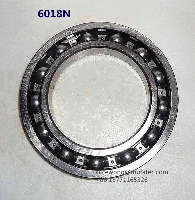 6018N Deep Groove Ball Bearing With Snap Ring 90x140x24mm, 6018N