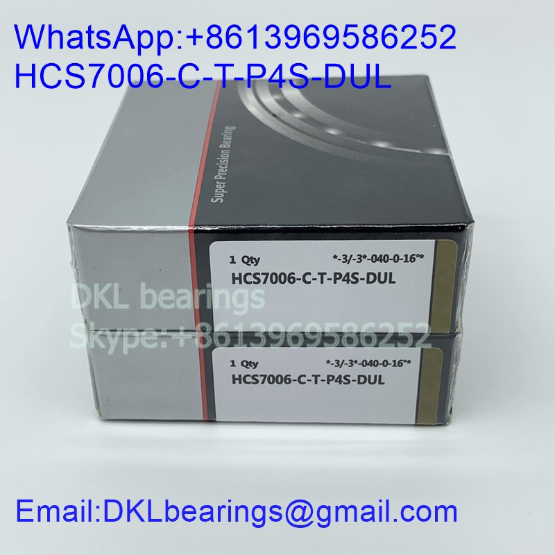 HCS7006-C-T-P4S-DUL Super precision angular contact ball bearing 30mmx55mmx26mm
