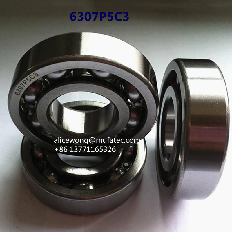 6307P5C3 High Speed Motor Bearing Ball Bearings 35x80x21mm