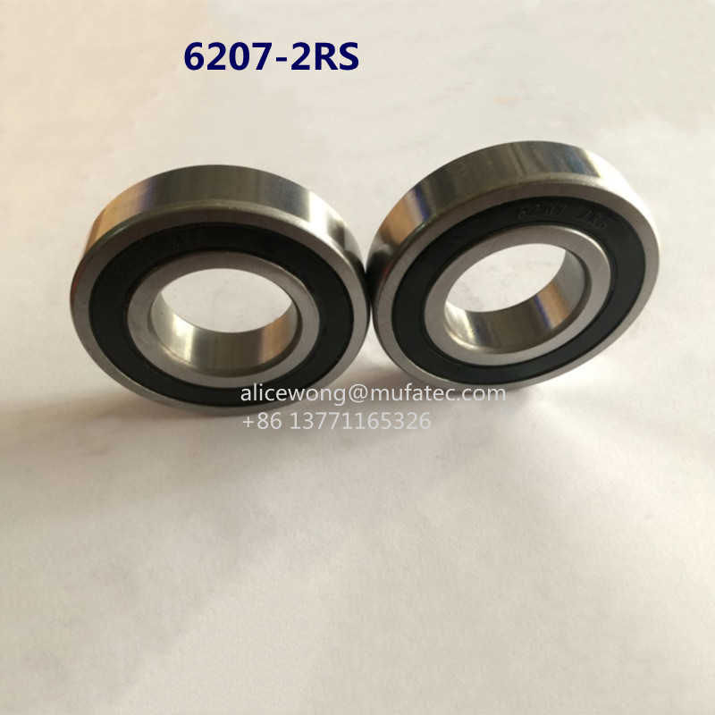 6207 High Speed Motor Bearing Ball Bearings 35x72x17mm