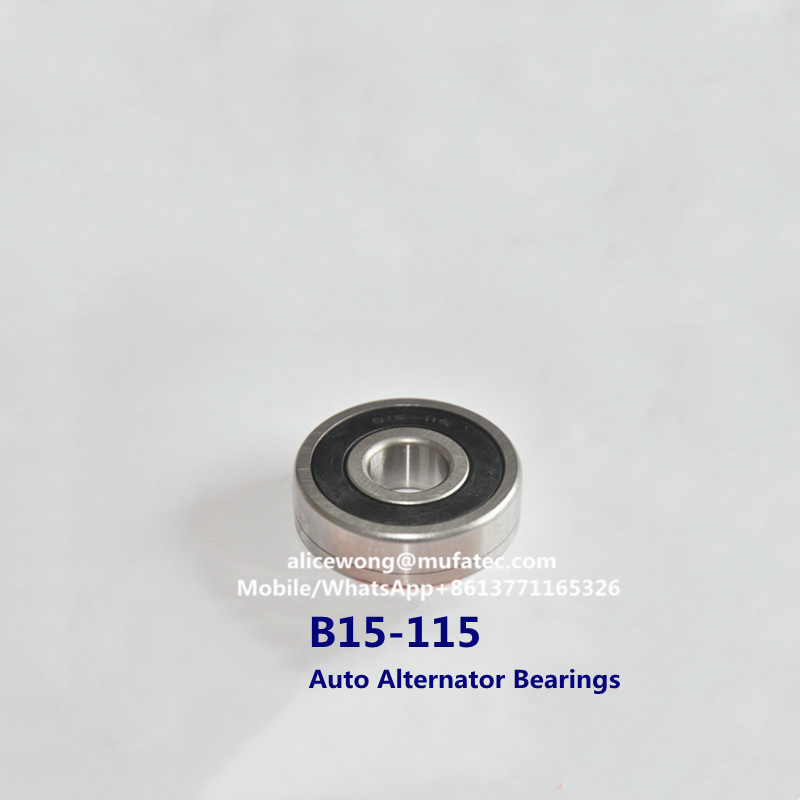 B15-115 Automobile Generator Bearings Deep Groove Ball Bearings 15x43.32x13mm