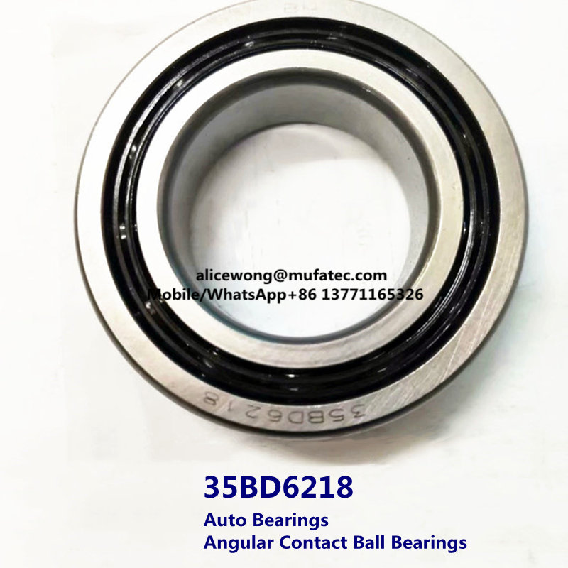 35BD6218 Nylon Cage Angular Contact Ball Bearings Without Seals Auto Bearings 35x62x18mm