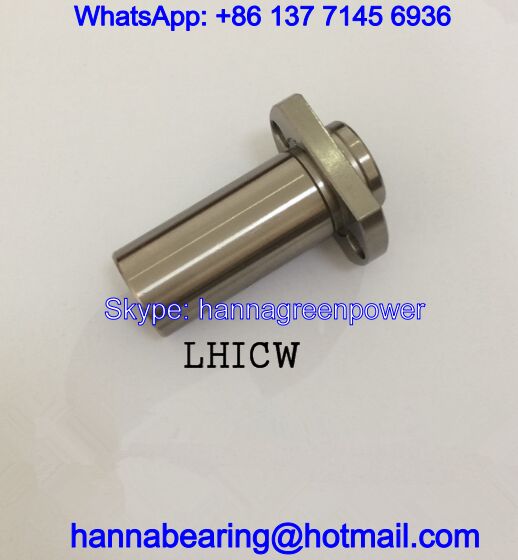 LHICW6 Flange Linear Ball Bearing / Slide Bushing 6x12x35mm