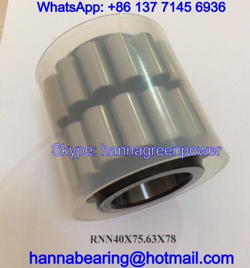 RNN40X75.63X78 Gear Reducer Bearing / Cylindrical Roller Bearing 40*75.63*78mm