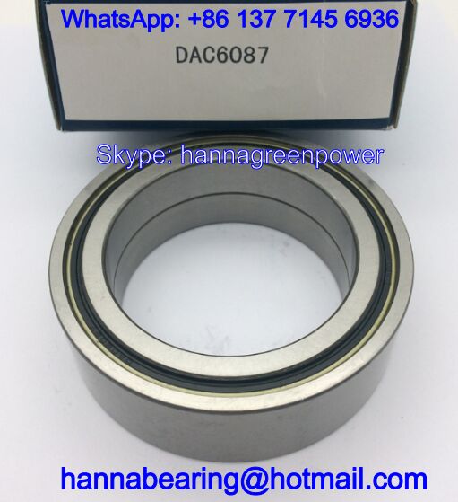 DAC6087 Auto Bearings / Angular Contact Ball Bearing 60x86.5x26mm