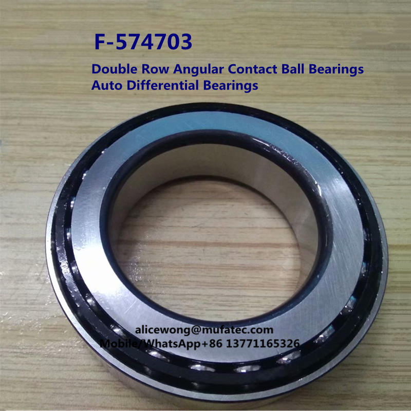 F-574703 Automotive Bearings Nylon Cage Angular Contact Ball Bearings 55*90*23mm