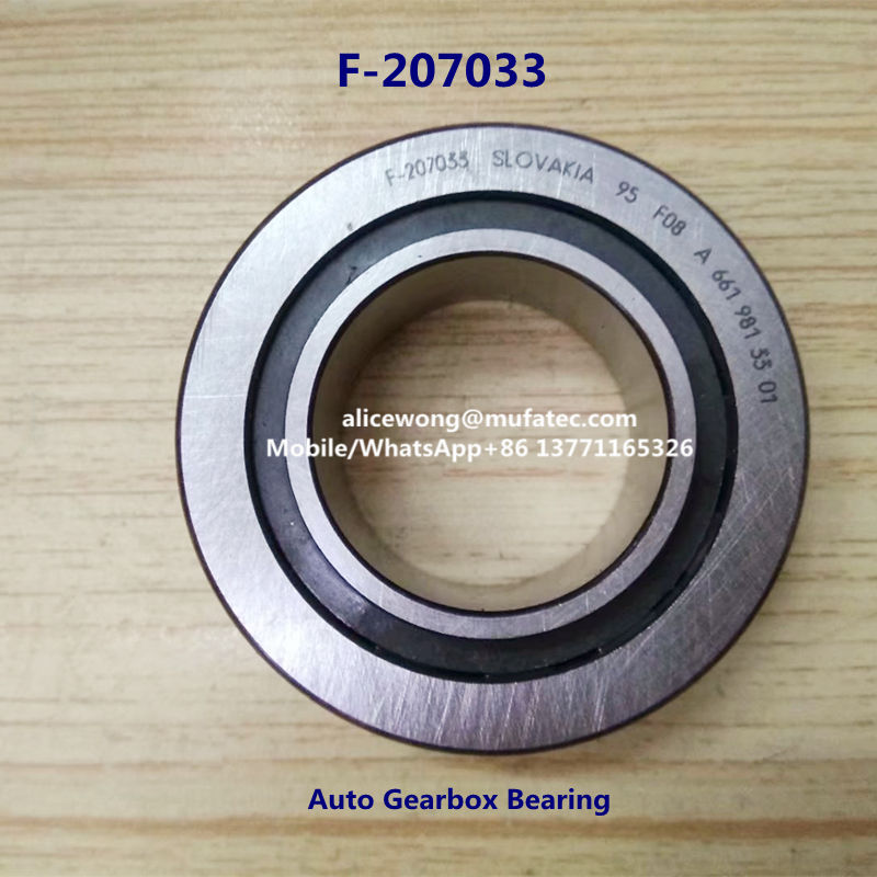 F-207033 Auto Bearings Brass Cage Cylindrical Roller Bearings 33*52*16mm