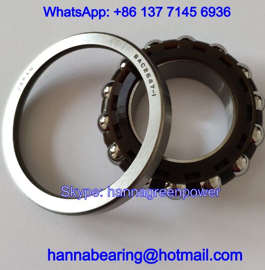 SAC2647-1 Auto Bearing / Angular Contact Ball Bearings 26x47x15mm