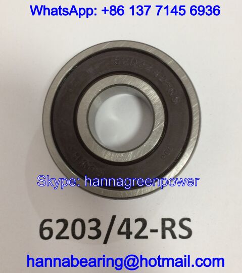 6203/42-RS / 6203/42-2RS Deep Groove Ball Bearings 17x42x12mm