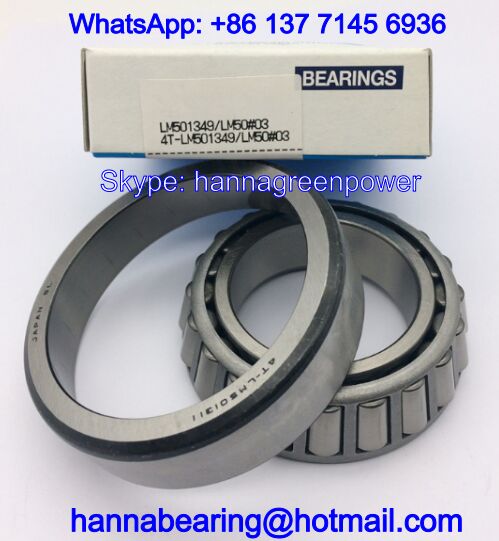 4T-LM501311 Auto Bearing / Tapered Roller Bearing 41.275x73.431x23mm