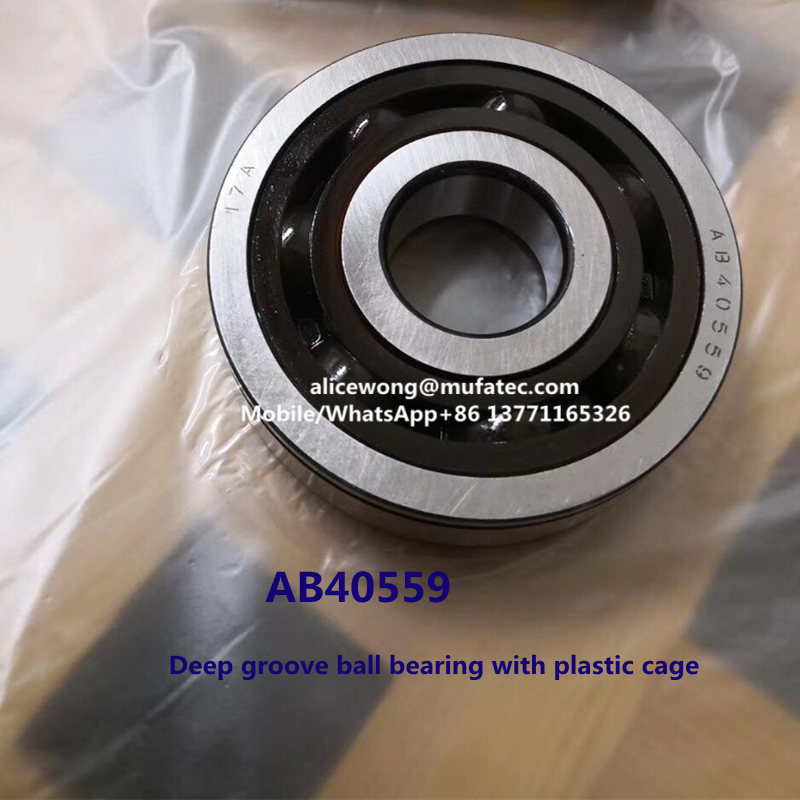 AB40559 automotive gearbox plastic cage deep groove ball bearing 65x100x26mm