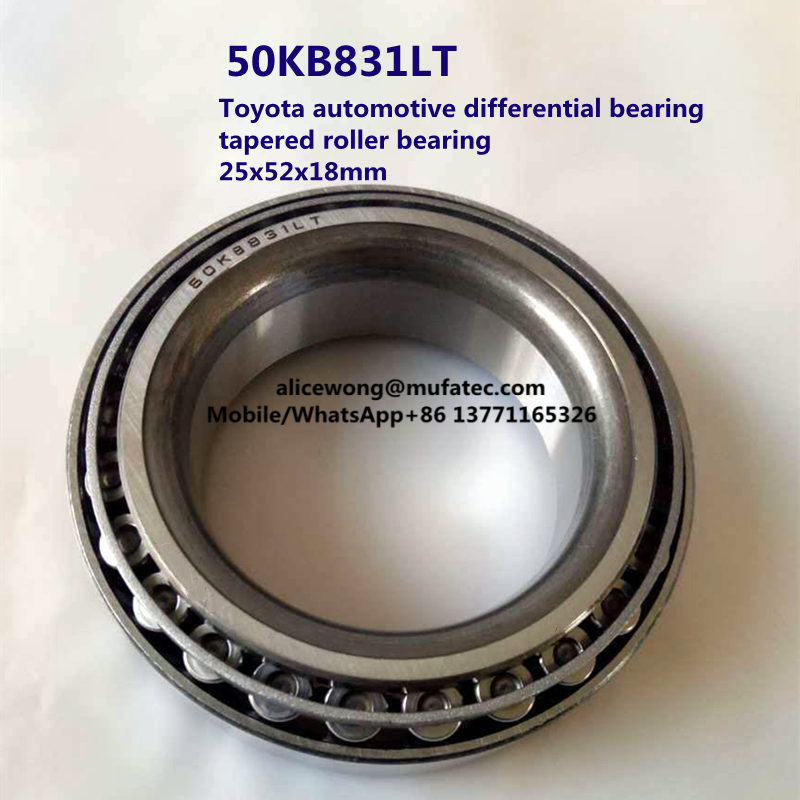 50KB831LT Toyota differential bearing tapered roller bearnig 25x52x18mm