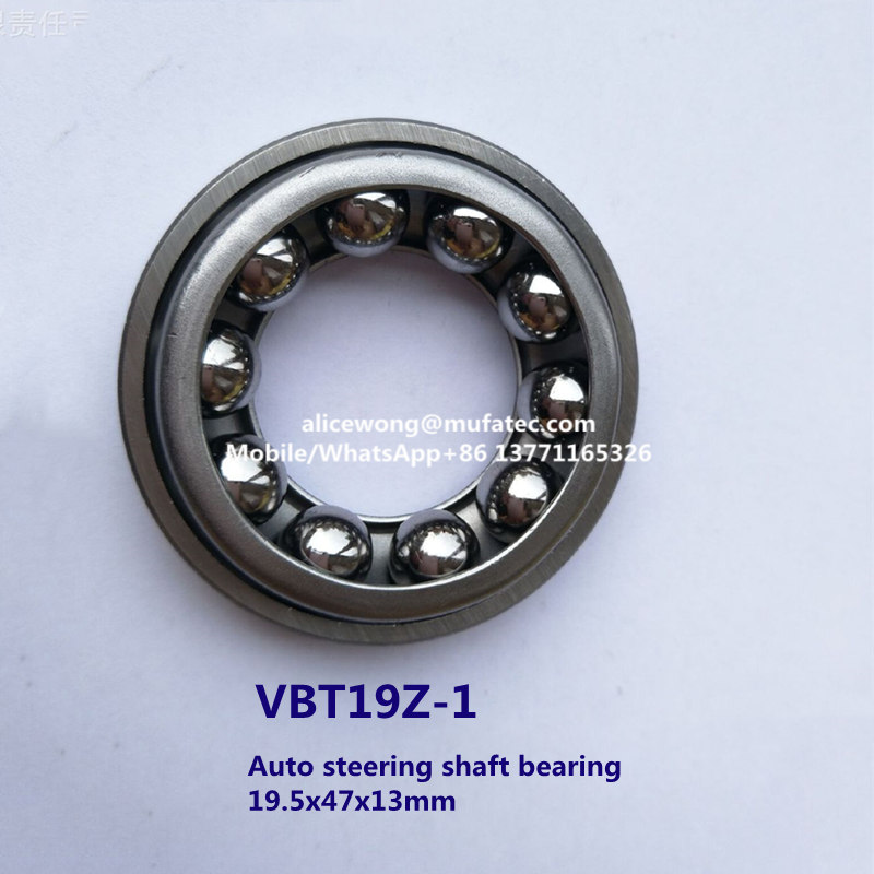 VBT19Z-1 auto steering shaft bearing angular contact ball bearing 19.5x47x13mm