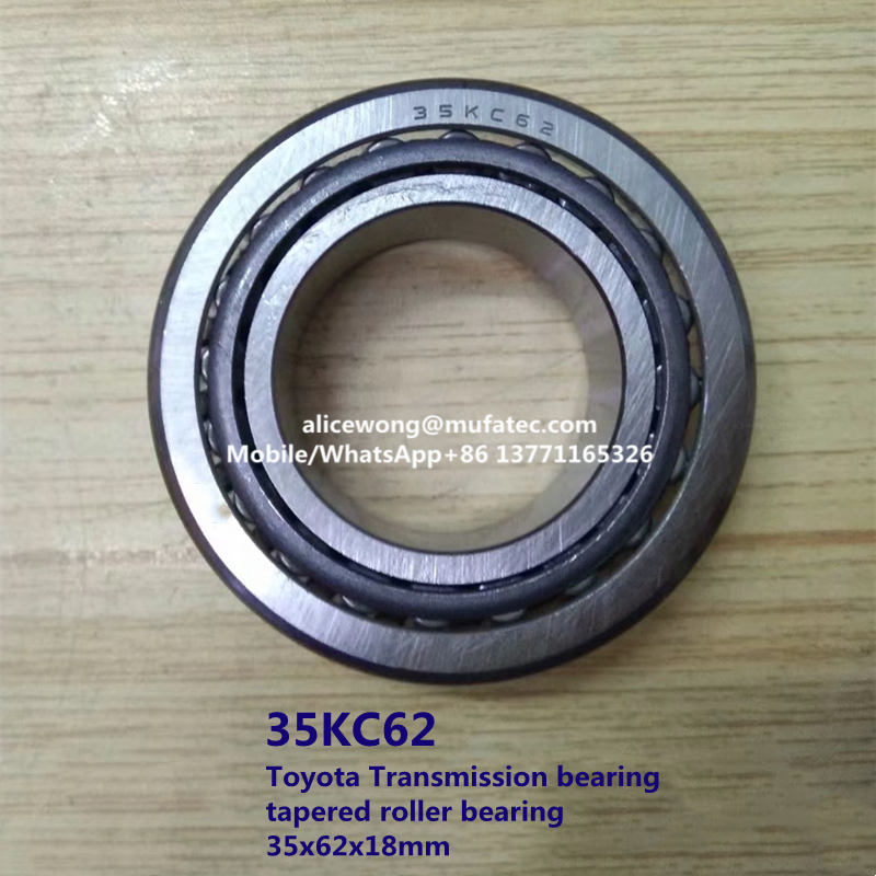 35KC62 toyota transmission bearing tapered roller bearnig 35x62x18mm