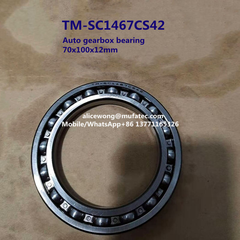 TM-SC1467CS42 automotive gearbox bearing non-standard deep groove ball bearing 70x100x12mm