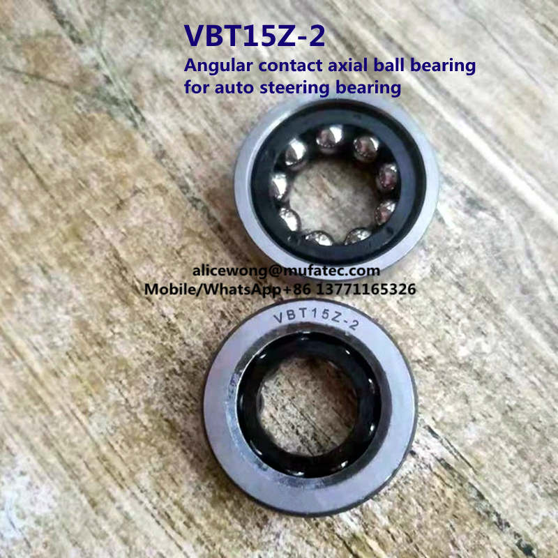 VBT15Z-2 auto steering shaft bearing angular contact ball bearing15.3x35x11mm