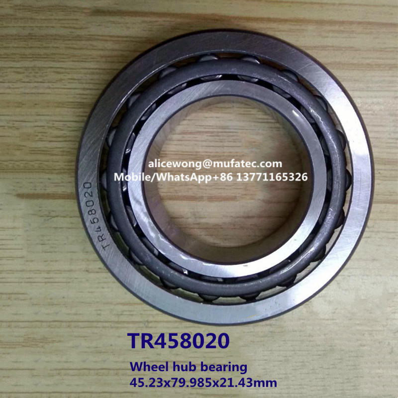 TR458020 automobile wheel hub bearing taper roller bearing 45.23*79.985*21.43mm