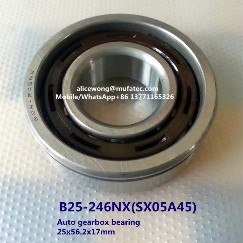 B35-246 SX05A45 automobile bearing deep groove ball bearing nylon cage 25*56.2*17mm