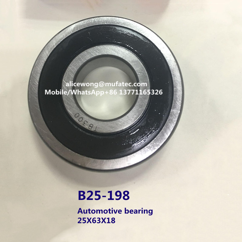 B25-198 deep groove ball bearing auto transmission bearing 25*63*18mm