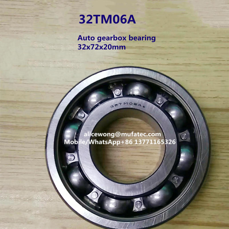 32TM06A auto gearbox bearing deep groove ball bearing 32*72*20mm