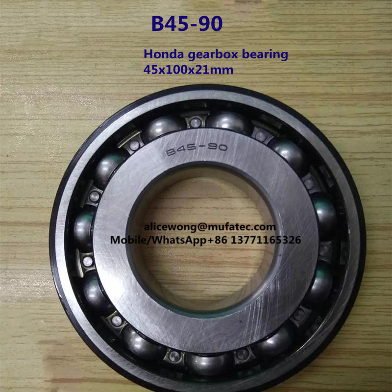B45-90 Honda auto gearbox bearing deep groove ball bearing 45*100*21mm
