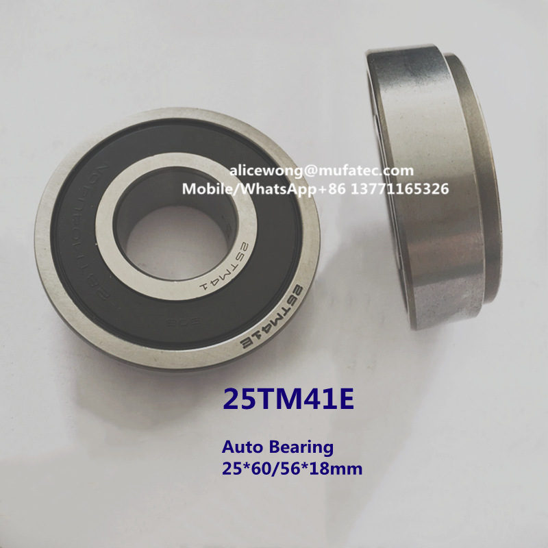 25TM41E Auto Gearbox Bearing Deep Groove Ball Bearing 25*60/56*18mm