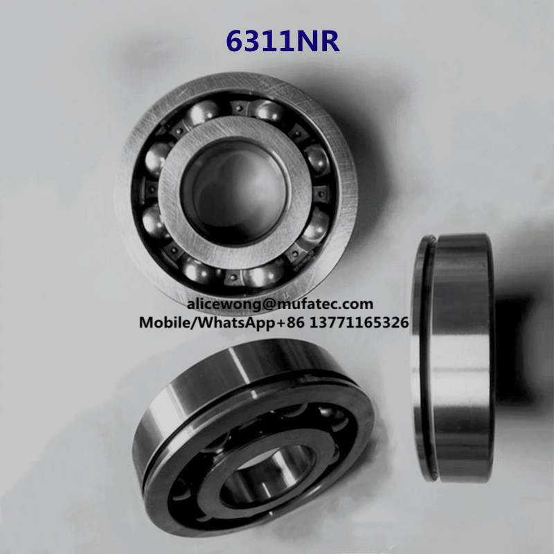 6311NR auto bearing special deep groove ball bearing with snap ring 55*120*29mm