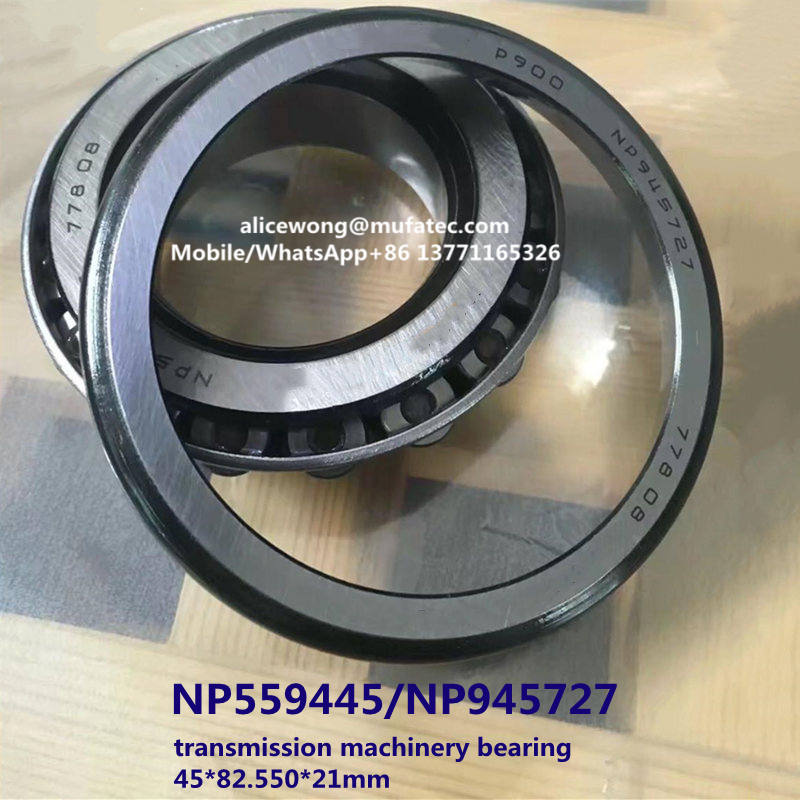 NP559445/NP945727 transmission machinery bearing taper roller bearing 45*82.550*21mm