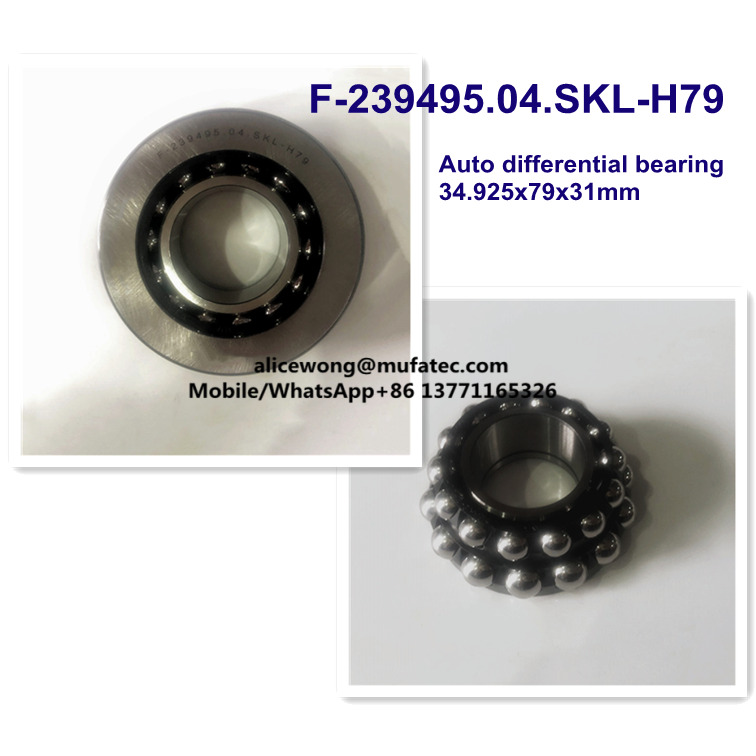 F-239495.04.SKL-H79 auto differential bearing double row angular contact ball bearing 34.925*79*31mm