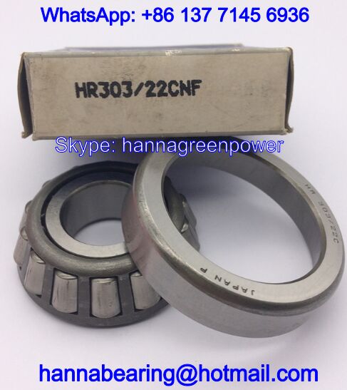 HR 303/22C Auto Bearings / Tapered Roller Bearing 22x56x17.25mm