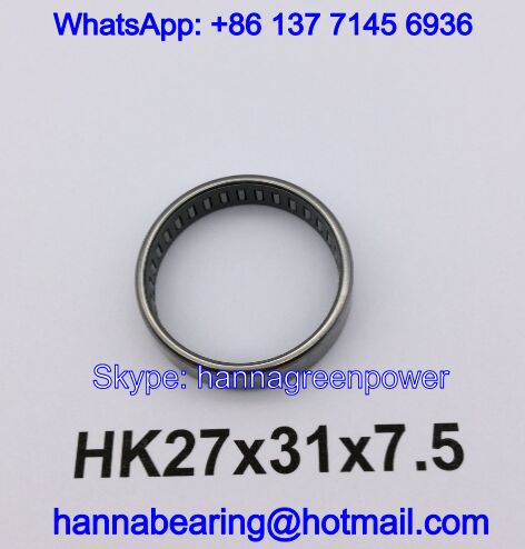 HK27X31X7.5 / HK27317.5 Needle Roller Bearing 27x31x7.5mm